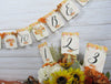 Leaves Pumpkins Wedding Decorations Fall In Love Just Married Mr & Mrs