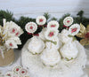 Poinsettia Wedding Decorations Winter Floral Just Married Mr & Mrs