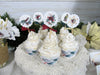 Winter Christmas Floral Wedding Decorations Just Married Mr & Mrs