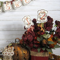 Rustic Cedar Roses Fall Wedding Bridal Baby Shower Decorations Rose Gold