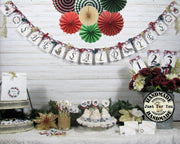 Winter Floral Bridal Shower Decorations