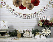 Winter Floral Baby Shower Decorations