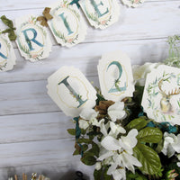 Woodland Forest Animal Wedding or Bridal Shower Decorations - Just Married