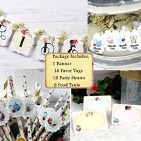Roses Bridal Shower Shabby Vintage Tea Party Decorations - Tea Time