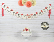 Coral Gender Neutral Baby Shower Sign