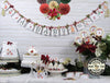 Christmas Poinsettia A Baby is Brewing Tea Party -  Baby Shower Gingerbread Holiday