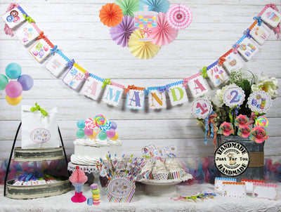 Candy Party Sweet Shop Birthday Decorations