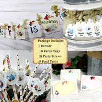 Roses Vintage Tea Party Shabby Baby Shower - A Baby is Brewing