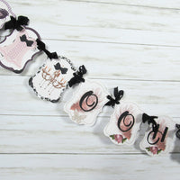 Ooh La La Purple Black Corset Shoes Lingerie Shower Decorations