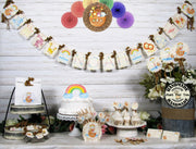 Noah's Ark Baby Animal Shower or Birthday Decorations Package - Name Banner