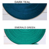 Vintage Seam Binding Ribbon Rolls - 100 Yard Roll -  Hug Snug Schiff - Blue Green Aqua Chartreuse Peacock Violet