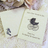 Baby Shower Vintage Style Thank You Cards