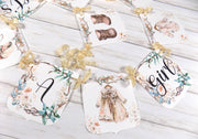 It's a Girl Boho Baby Clothes Banner, Baby Shower Sign with Ivory Ribbons