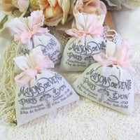 French Market Paris Lavender Large Lavender Sachet Favor - Set of 10