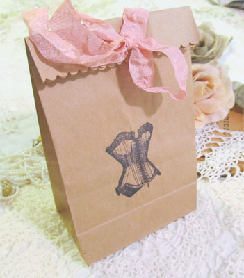 Lingerie Shower Corset Party Favor Gift Bags