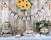 Sunflowers Fall Bridal Shower or Wedding Decorations