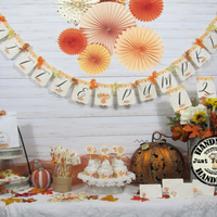 Leaves Pumpkins Fall Baby Shower Decorations