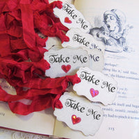 Alice Vintage Style Party Decorations in Red Hearts - Mad Tea Party!