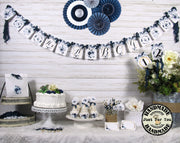 Classic Blue Baby Shower Decorations