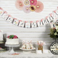 Pink Gold Baby Girl Shower Decorations